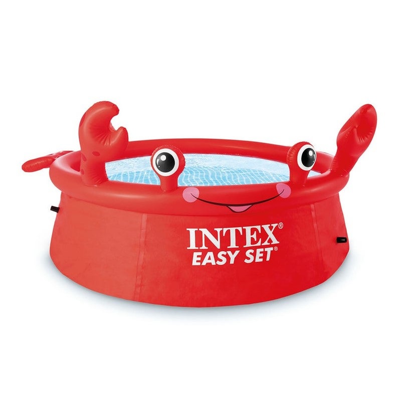 Intex - Easy Set Happy Crab Red Inflatable Pool 183x51 cm - 26100EH - Image 1